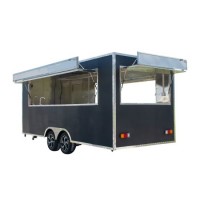 Street Food Van Trailer Cart Ice Cream Food Truck Snack Restaurant for Sale Europe