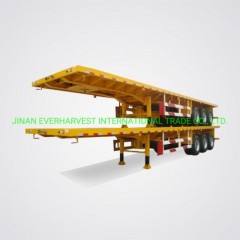 Flatt Semi Trailer/60t Flat Semi Trailer/Transport Cargo图1