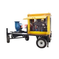 Mobile Diesel Water Pump with Trailer and Diesel Engine