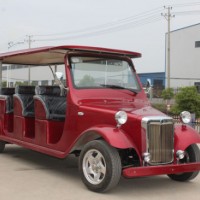 Hot Sale! Sightseeing Car  8 Seater Car  Classic Electric Vehicle  Vintage Car