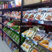 Custom Large 5 Shelves NSF Adjustable Steel Superstore Supermarket Display Rack Manufacture