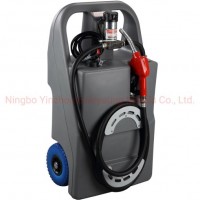 100L Portable Diesel Tank for Fuel Transfer with Atuomatic Nozzle Electric Pump