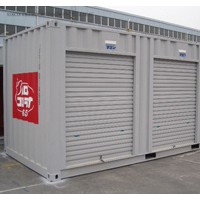 Roll Door Storage Open Side Shipping Container