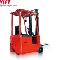 Small 3 Wheels 1 Ton 1.2 Ton 1.5 Ton Electric Forklift for Limited Space