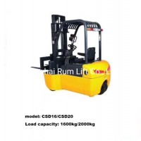 Electric 4 Direction Narrow Battery Forklift Truck