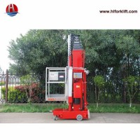 Asp40 Electric Sleeve Type Aerial Work Platform Lifting 14 Meters with Ce ISO