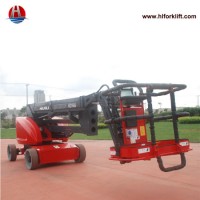 Self-Propelled Articulated Booms Hz160j Electric Aerial Work Platform Lift 16 Meters New