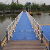 Plastic Pontoon Water Floating Bridge Supplier