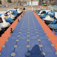 Black Plastic Pontoon Dock for Bridge Floating Pontoon Cheap Sale in Summer