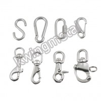 Stainless Steel S Hook  Meat Hook  Carbine Hook  Pelican Hook  Cast Snap Hook  Quick Link  Eye Snap