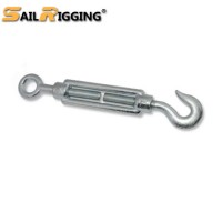 Carbon Steel Galvanized DIN1480 Turn Buckle with Hook and Eye