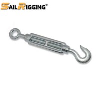 Drop Forged Galvanized Standard DIN1480 Steel Wire Rope Turnbuckle