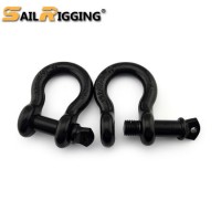 3/4" 4.75t Galvanized Us Type G209 Anchor Sahckle Steel Forged Lifting D Ring Bow Shackle