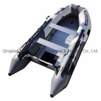 Ce Cheap Rugged PVC Folding Inflatable Fishing Rubber Rowing Boat