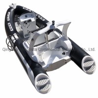 Ce China Best Novel Item 580 Rugged PVC Rigid Inflatable Fiberglass Rib Boat