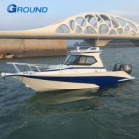 Ground 8.3m 27 Feet Fully Welded Aluminum Alloy Leisure Boat Fishing Boat