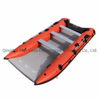 Ce Inflatable Rugged Folding High Speed Catamaran Race Boat Thundercat Boat