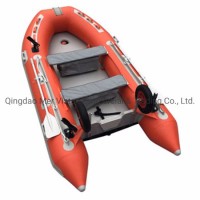 Best 360 PVC Rubber Rugged Rigid Inflatable Fishing Rowing Boat Dinghy