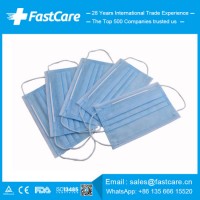 Plenty in Stock Disposable Surgical Facial Masks 3 Ply Non-Woven Melt-Blown Fabric 3ply Surgical Fac