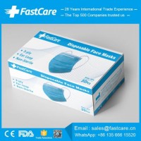 China Manufacturer Supplier of Earloop 3 Ply 3ply Disposable Medical Surgical Face Mask