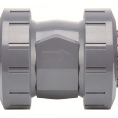 High Quality Plastic Check Valve UPVC Double True Union Check Valve UPVC Single Union Chec图1