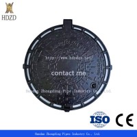 Customized Heavy Duty Square and Round Lockable Cast Ductile Iron Manhole Cover for Road Constructio