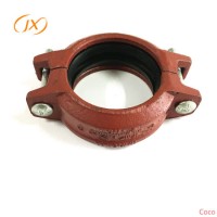 Customized Ductile Iron Grooved Pipe Flexible Coupling Fittings