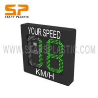 Car Swing Speed Control Limit Solar LED Emoji Face Remove Detector Display Radar Speed Signs Meter C