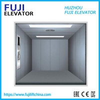 FUJI 2000kg 1.0m/S Passenger Cargo Warehouse Freight Elevator with Good Quality Vvvf Monarch Control