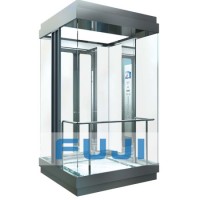 FUJI Panoramic Elevator (All glass square type)