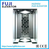 FUJI Brand 800kg 10 Persons 1.6m/S Luxury Decoration Villa Elevator Residential Cheap Passenger Elev