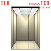 Center Opening Standard Small Machine Room FUJI Passenger Elevator