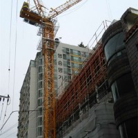 Remote Control Manless Luffing Crane Usage in Centre City