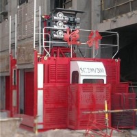 2 Ton Double Cage Building Hoist Elevator Sc200/200