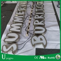 Outdoor 3D Acrylic Sign LED Channel Letters