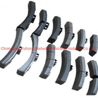 Genuine Nonmetallic Composite Material Brake Shoes to Replace Cast Iron