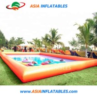 Solid Color Backyard Blow up Portable Inflatable Swimming Pool