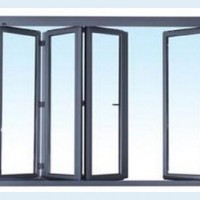 Aluminum Glass Folding Door