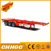 40FT 3 Axle Skeleton Semi Trailer / Skeletal Truck Trailers