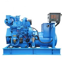 Water-Cooled 50kw Sdec Electric Marine Diesel Generator with Alternator