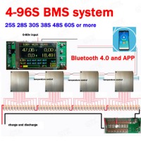 Customize 4s -96s BMS System 34s 38s 58s 26s 35s 42s 51s 100A 150A 140A 96V 108V 120V 132V 144V 168V