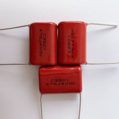 Metallized Polypropylene Film Capacitor Cbb21-475j400VDC-P25 4.7UF/400VDC图1