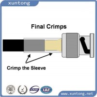 BNC Male Crimp Rg59 Straight Connector