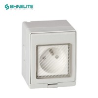 IP55 Euro Socket Outdoor Waterproof Socket