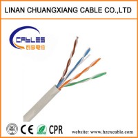 Indoor LAN Cable UTP 24AWG Cat5e Copper Cable  Communication Cable  Pass Fluke Test  CPR  RoHS  ISO9