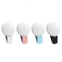 Makeup Mirror Flash Light Mini USB Mobile Live Video Photography LED Selfie Light for Smartphone Sel