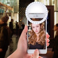 Selfie Ring Light USB Charge Selfie Portable Flash LED Camera Phone Photography Ring Light