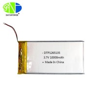 3.7V Battery Holder 18650 Motorcycle Dtp1265135 Li-ion 10000mAh Battery Charger