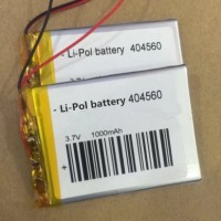 Improve Rechargeable 1000mAh 3.7V 404560 Lipo Lithium Ion Battery