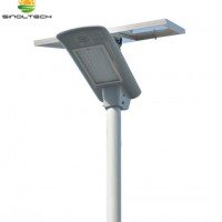 G02 Series 6500 Lumens 50W LED Integrated Split Solar LED Street Lights with 5-7 Rainy Days Design (